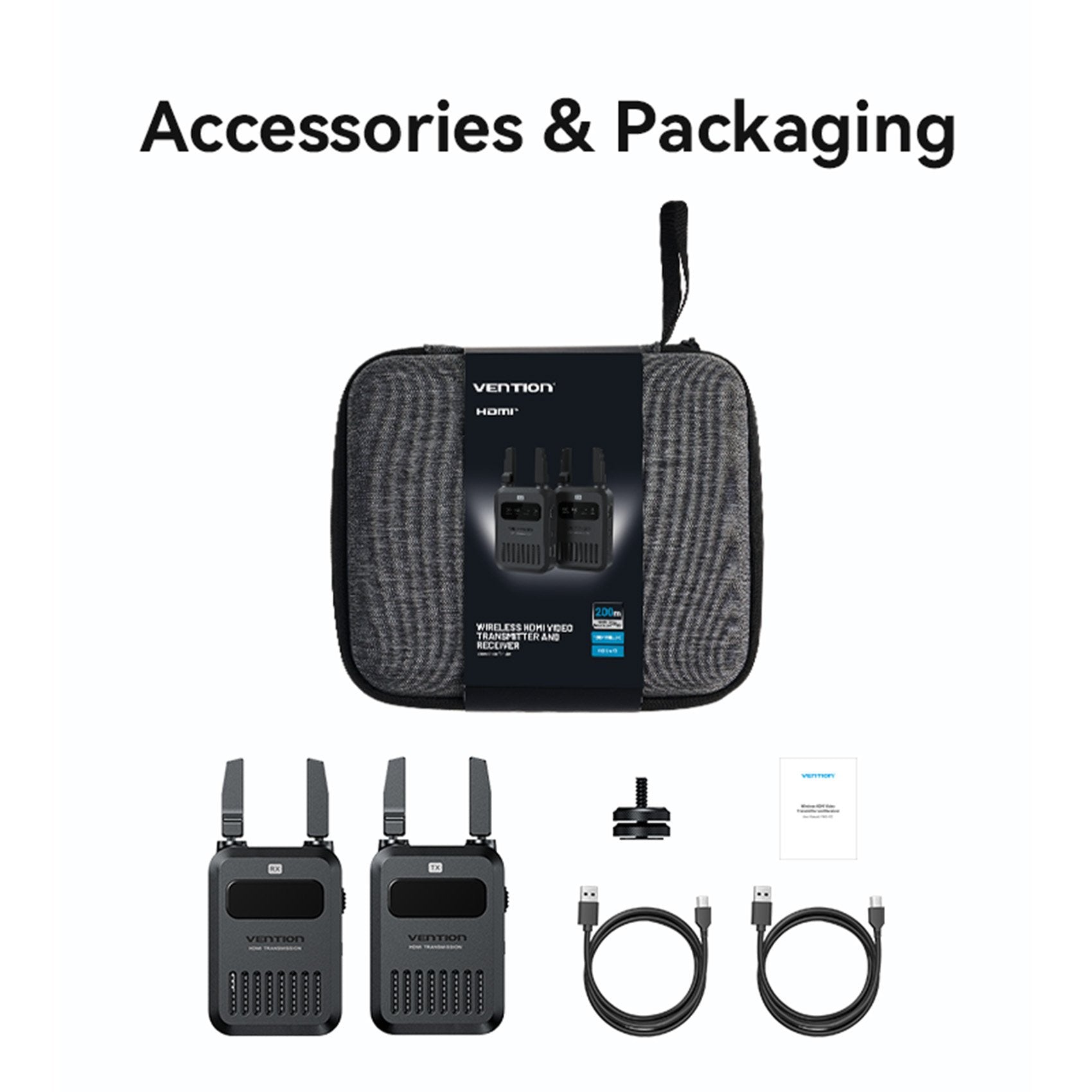 Vention HDMI Wireless Transmitter-Receiver Professional 5.8Ghz ADUB0