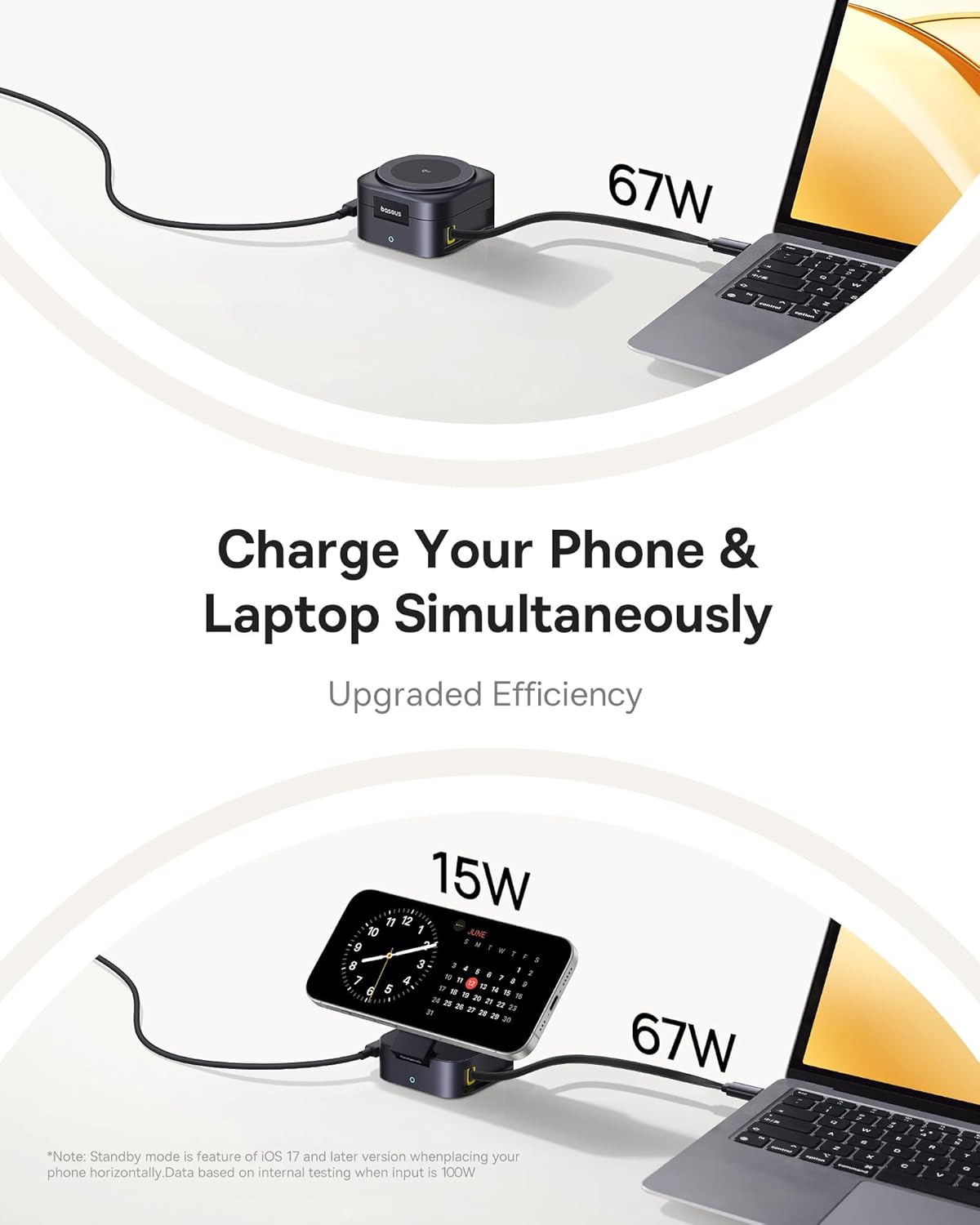 Baseus Charger Desktop Wireless+Wired 67W PicoGo Series