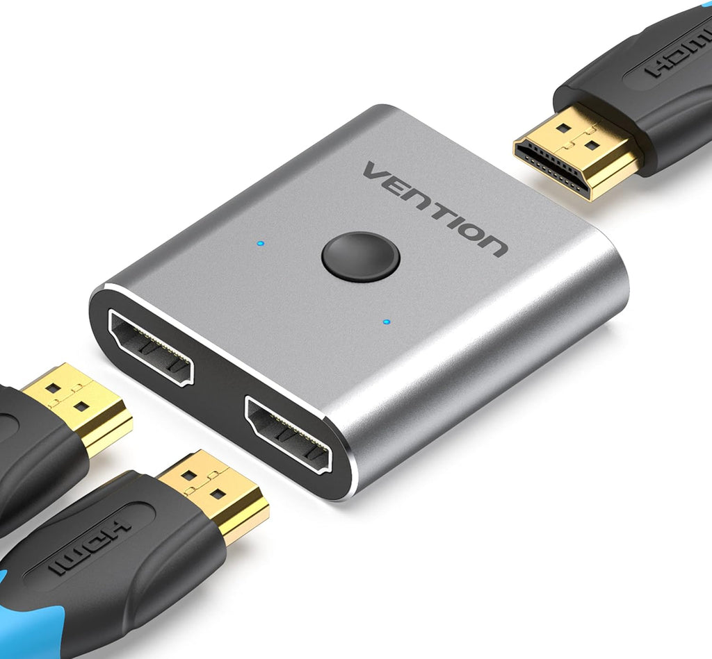 Vention HDMI Switch 2-Port 4K 2.0 Bi-Directional Metal AFUH0
