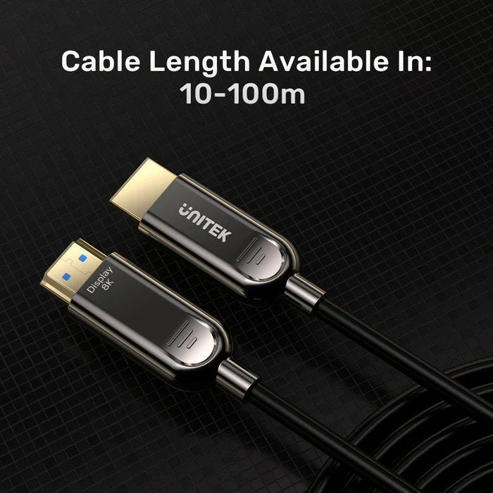 Unitek Fiber Optic HDMI 2.1 Cable 8K60Hz 20.0m