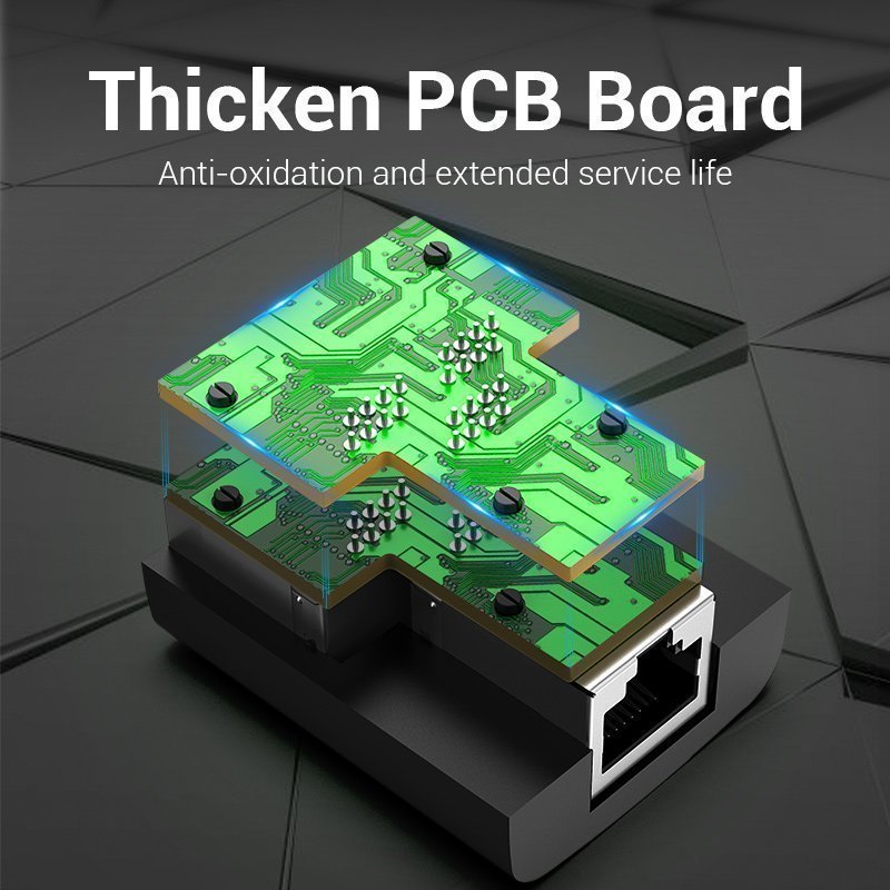 Vention NETWORK Adaptor 1 to 2 RJ45 Splitter IPTB0