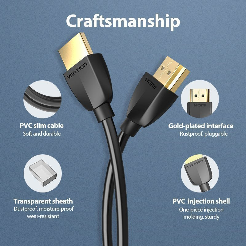 Vention HDMI Cable Ultra Thin 2.0m AAIBH