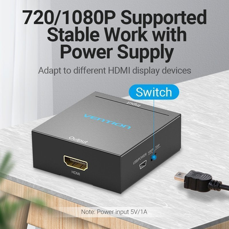 Vention Converter 3RCA to HDMI USB Powered AEFB0