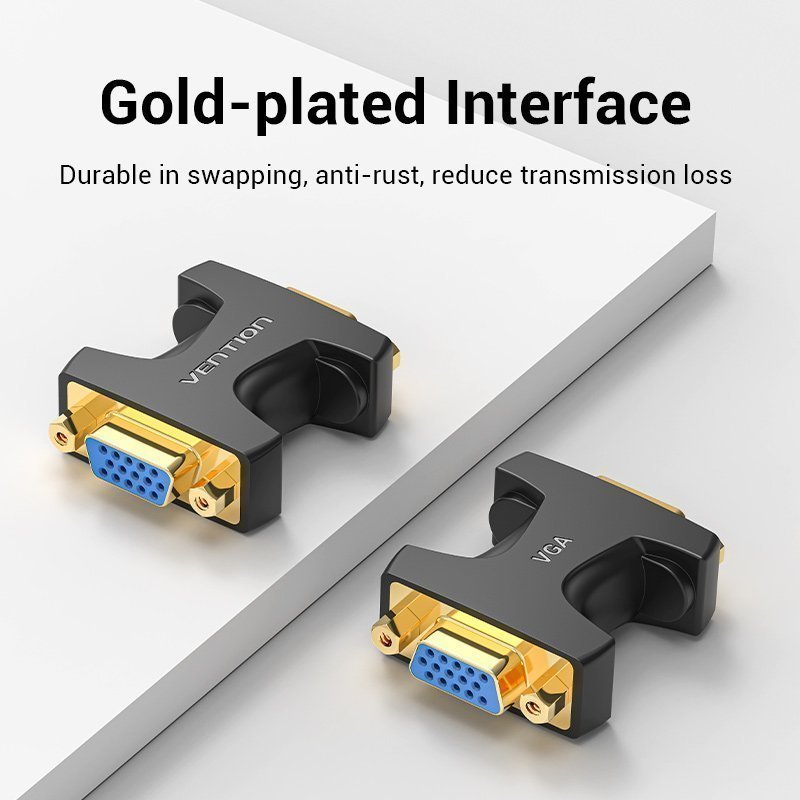 Vention VGA Coupler Female to Female (Connect 2 VGA Cables) DDGB0