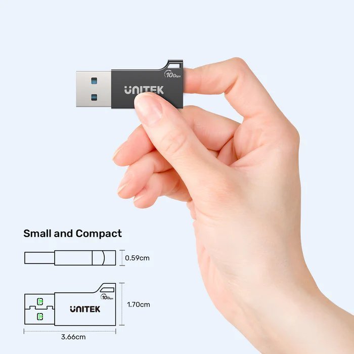 Unitek UCA USB-C Female to USB-A Male Adapter 10Gbps A1049A