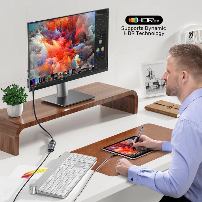 Unitek HDMI Extension 2.1 Male to Female 1.5m 8K60Hz C11091A