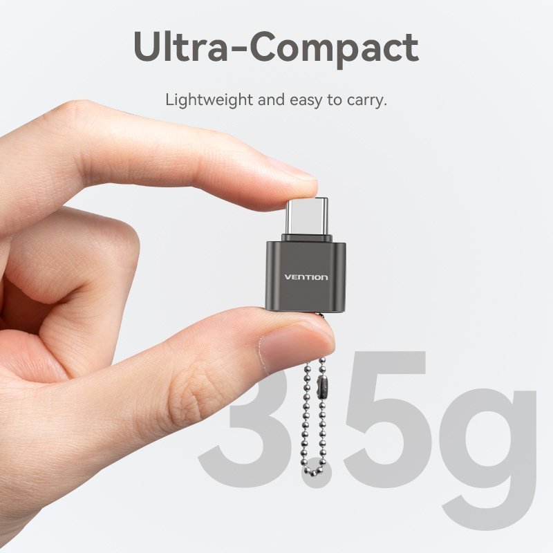 Vention Card Reader USB-C for Micro SD Cards Metal CLMH0