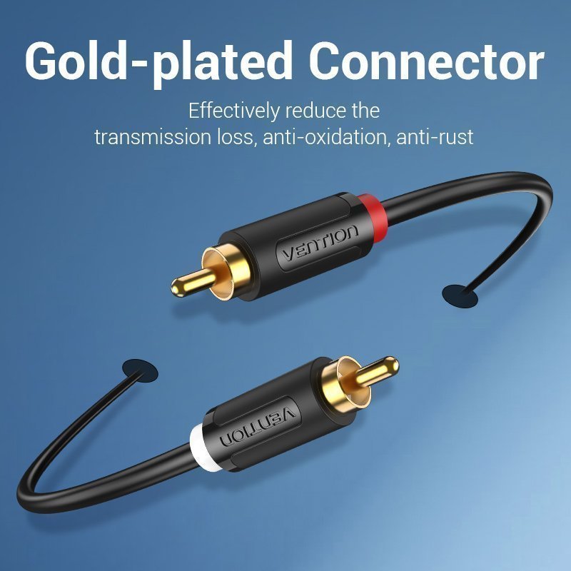 Vention AUDIO 2RCA to 2RCA M-M Cable 1.5m BCMBG