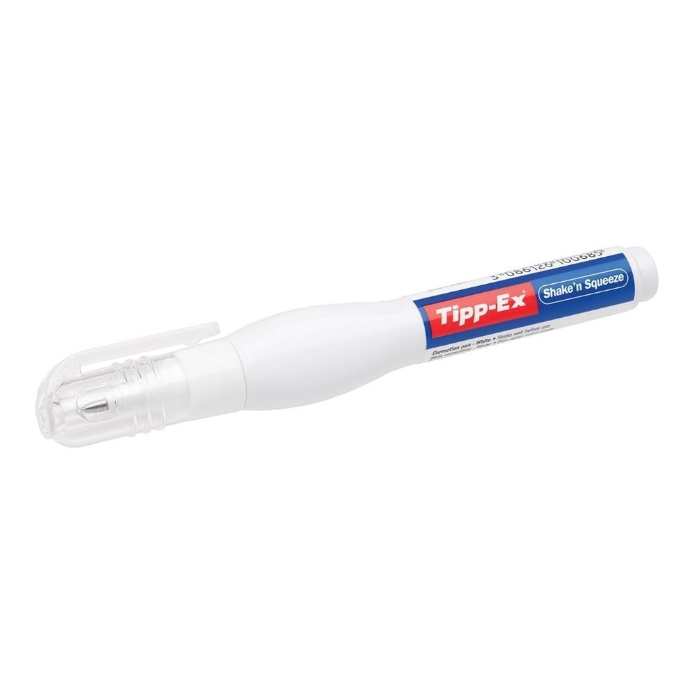 Tipp-Ex Shake’n Squeeze Διορθωτικό Στυλό 8 ml με Μαλακό Σώμα για Ελεγχόμενη Ροή