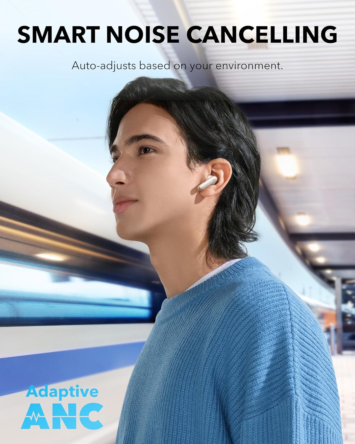 Anker Soundcore TWS Earphones P40i  ANC White