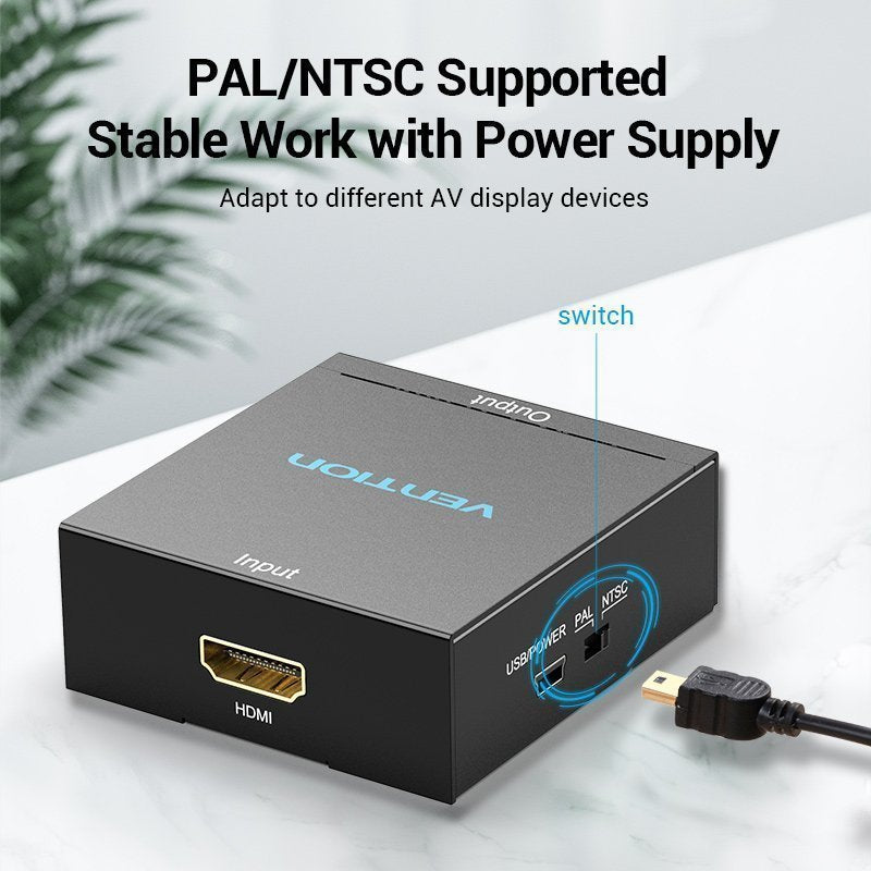 Vention Converter HDMI to 3RCA USB Powered AEEB0