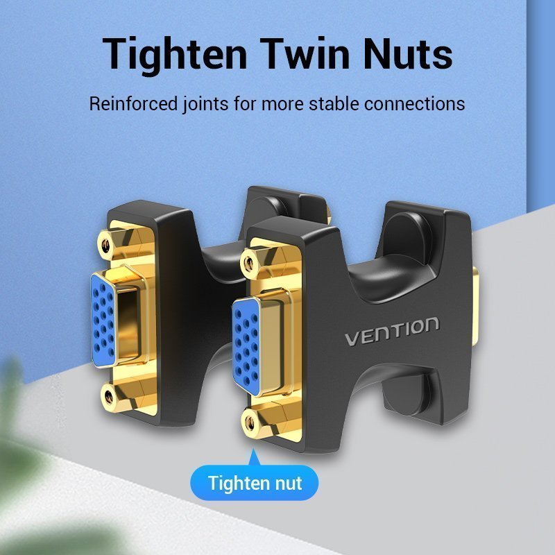 Vention VGA Coupler Female to Female (Connect 2 VGA Cables) DDGB0