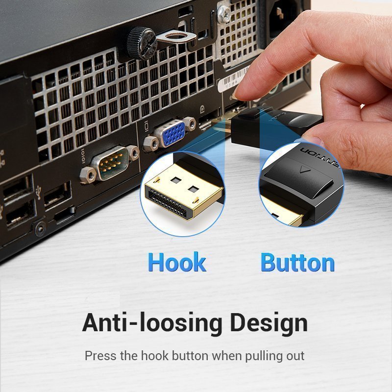Vention DisplayPort Cable to DVI-D 24+1 1.5m HAFBG