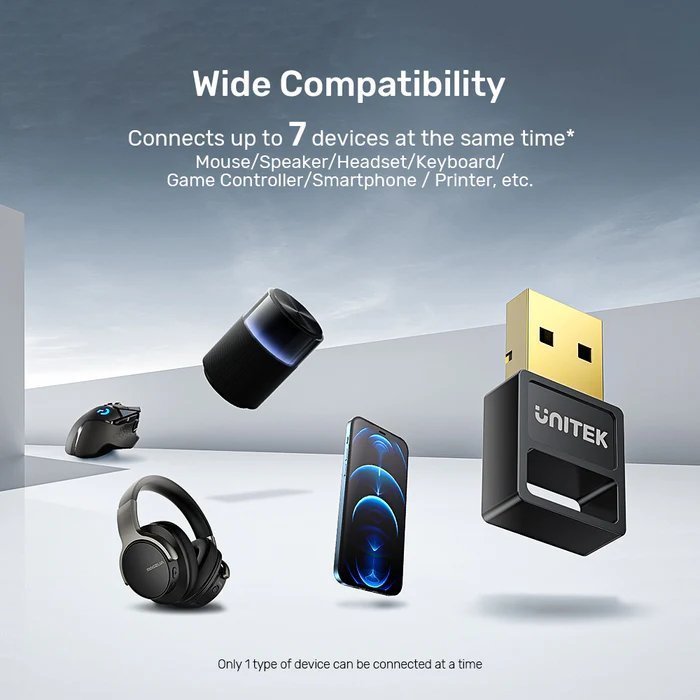 Unitek Adaptor USB Bluetooth 5.3 B105B