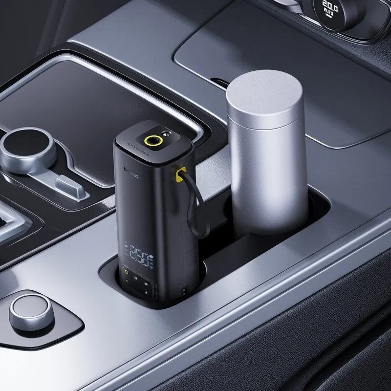 Baseus Car Inflator Pump Wireless SUPER MINI MEGA Double Cylinder