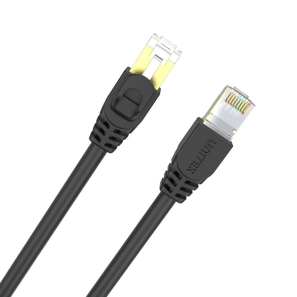 Unitek C1813EBK CAT7 SSTP Pure Copper Ethernet Cable 10.0m Black