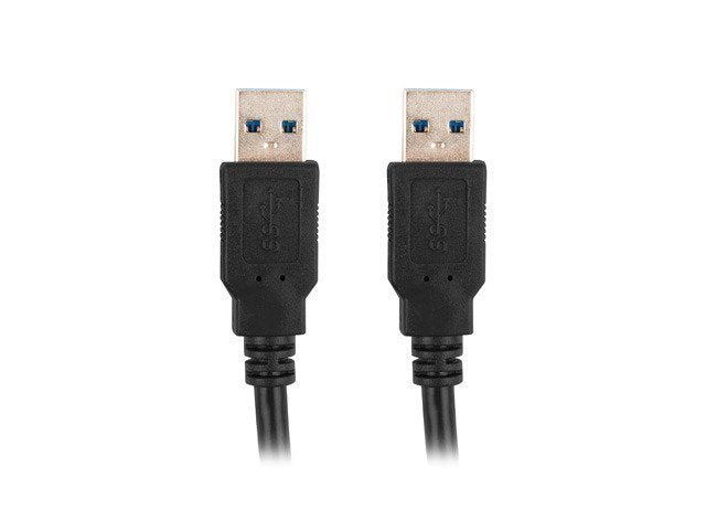 Lanberg USB Type-A 3.0 Male to Male Cable 1.0m Black