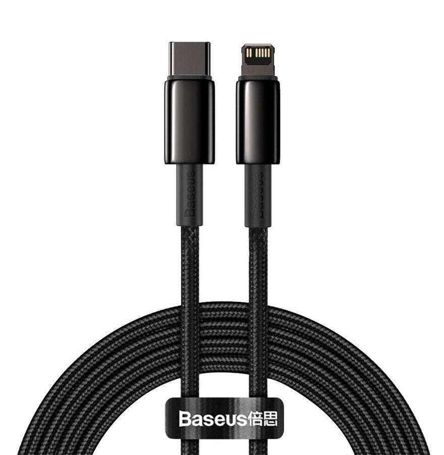 Baseus Gold Type-C to Lightning PD 20W 2m Black