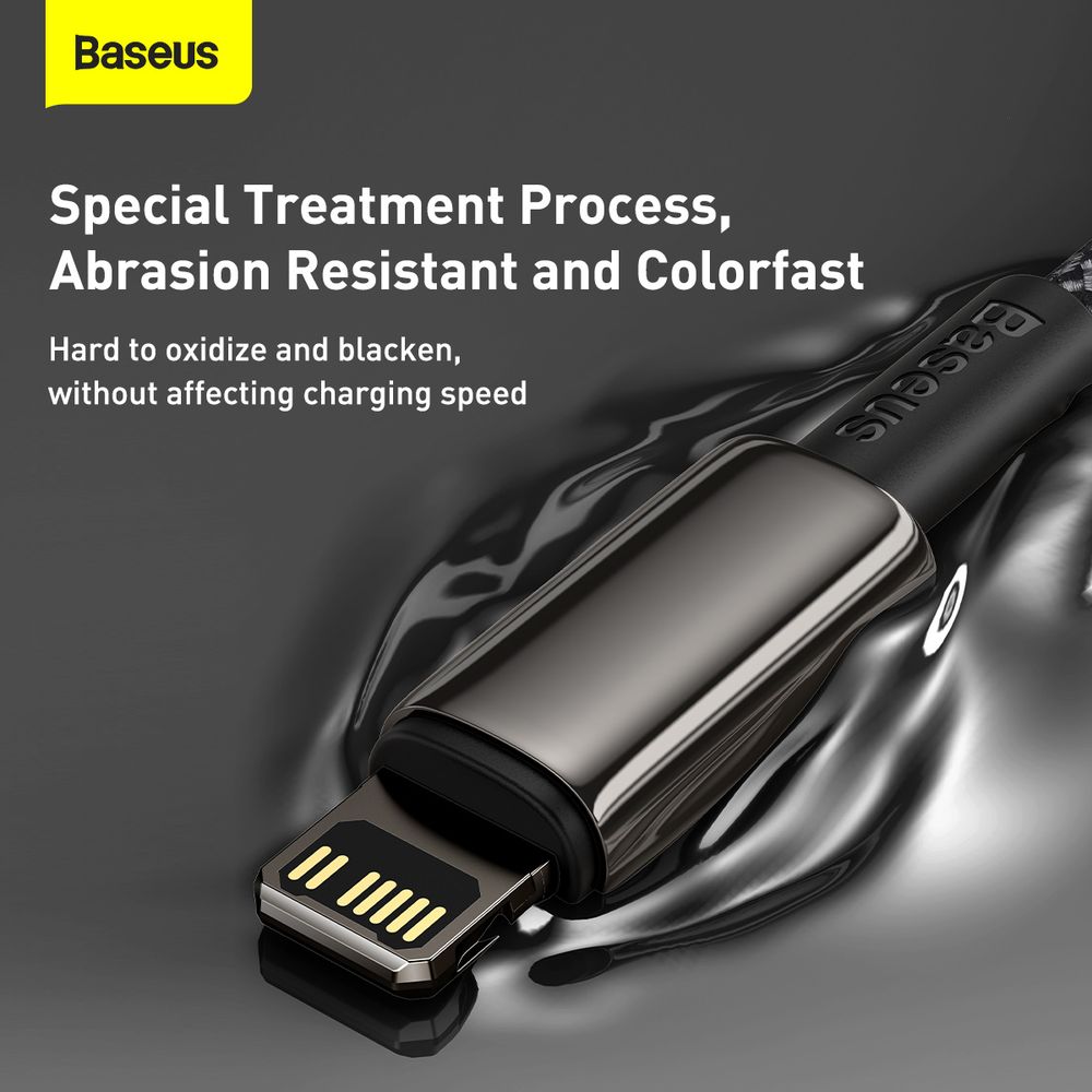 Baseus Gold Type-C to Lightning PD 20W 2m Black