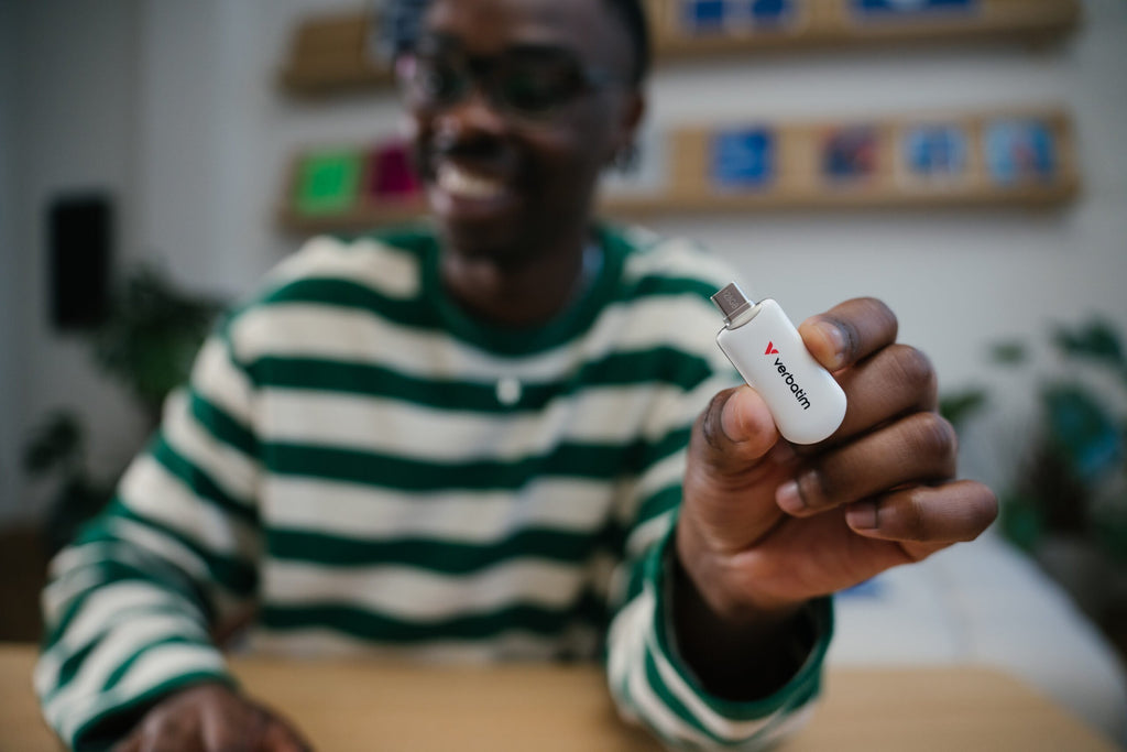 Verbatim USB Drive 3.2 PLECTRA USB-C 128GB White