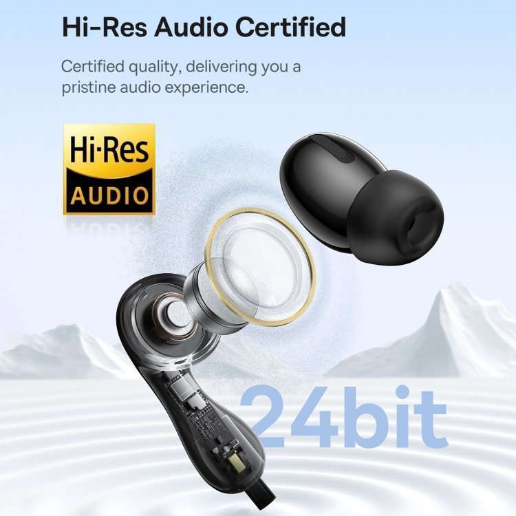 Baseus Headphones In Ear Wired 3.5mm HiRes HZ20 Black