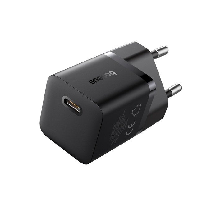 Baseus Charger Wall 25W USB-C GAN5 Mini EU Black