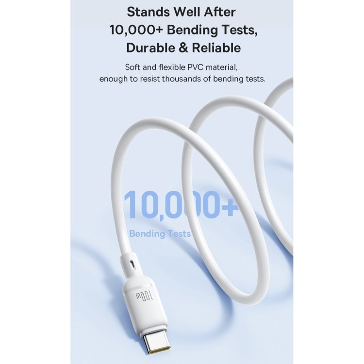 Baseus Cable USB-C to USB-C Silky Series 2.0m 100W Black