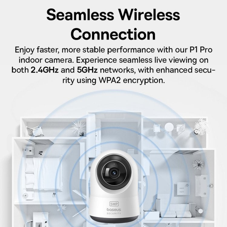 Baseus Security P1 Pro Indoor Camera 3K White EU
