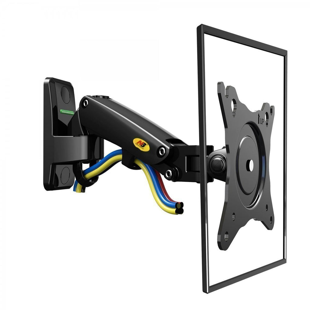 NBmounts F120 Gas Strut TV/Monitor Wall Mount Single Arm 10×10