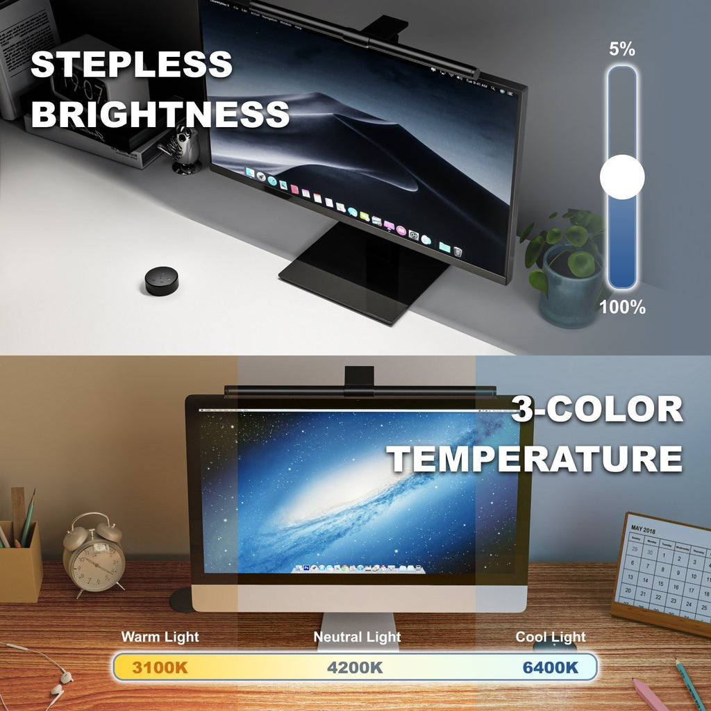 Lumivida Monitor Light Bar with Backlighting & Wireless Remote Control LDL16-6