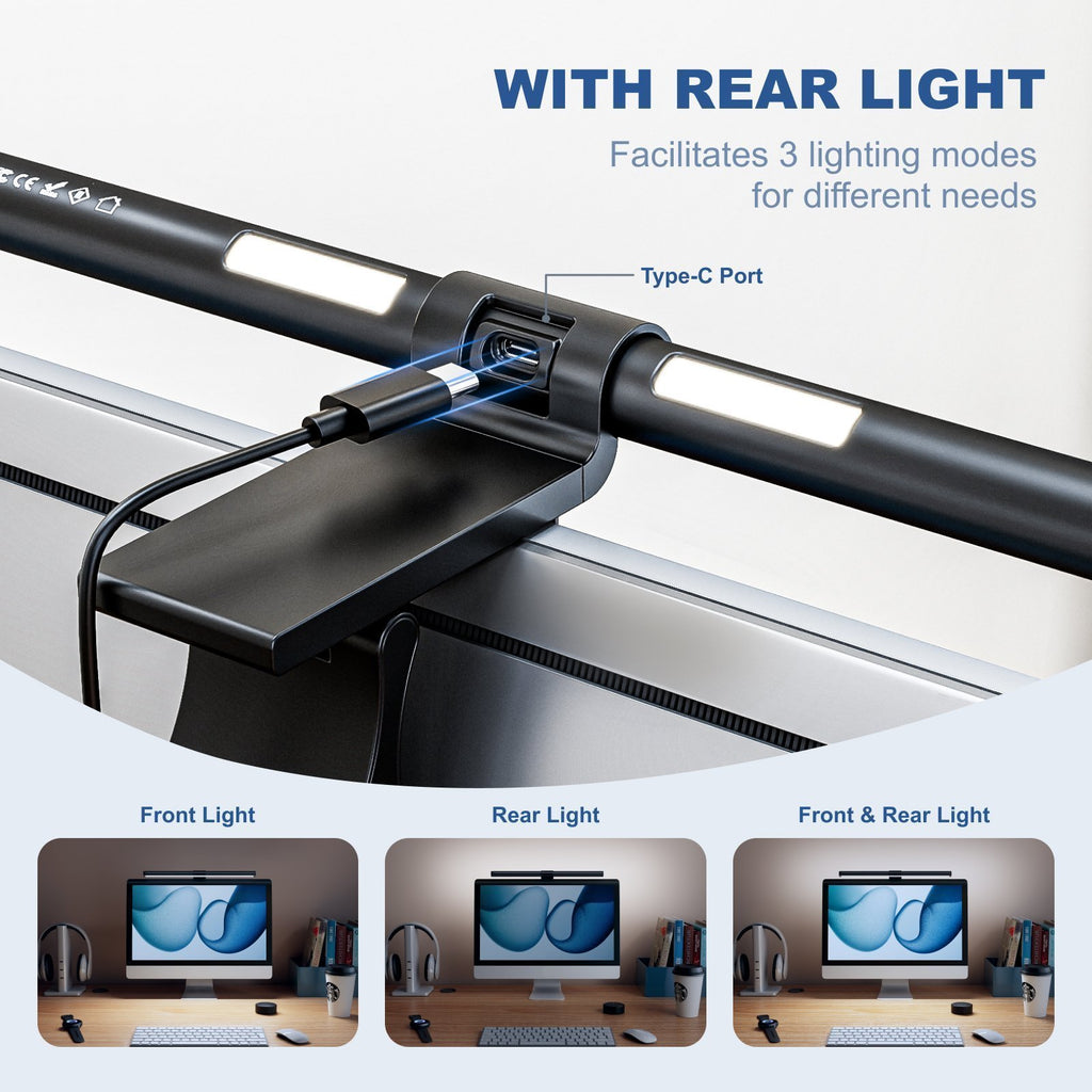 Lumivida Monitor Light Bar with Backlighting & Wireless Remote Control LDL16-6