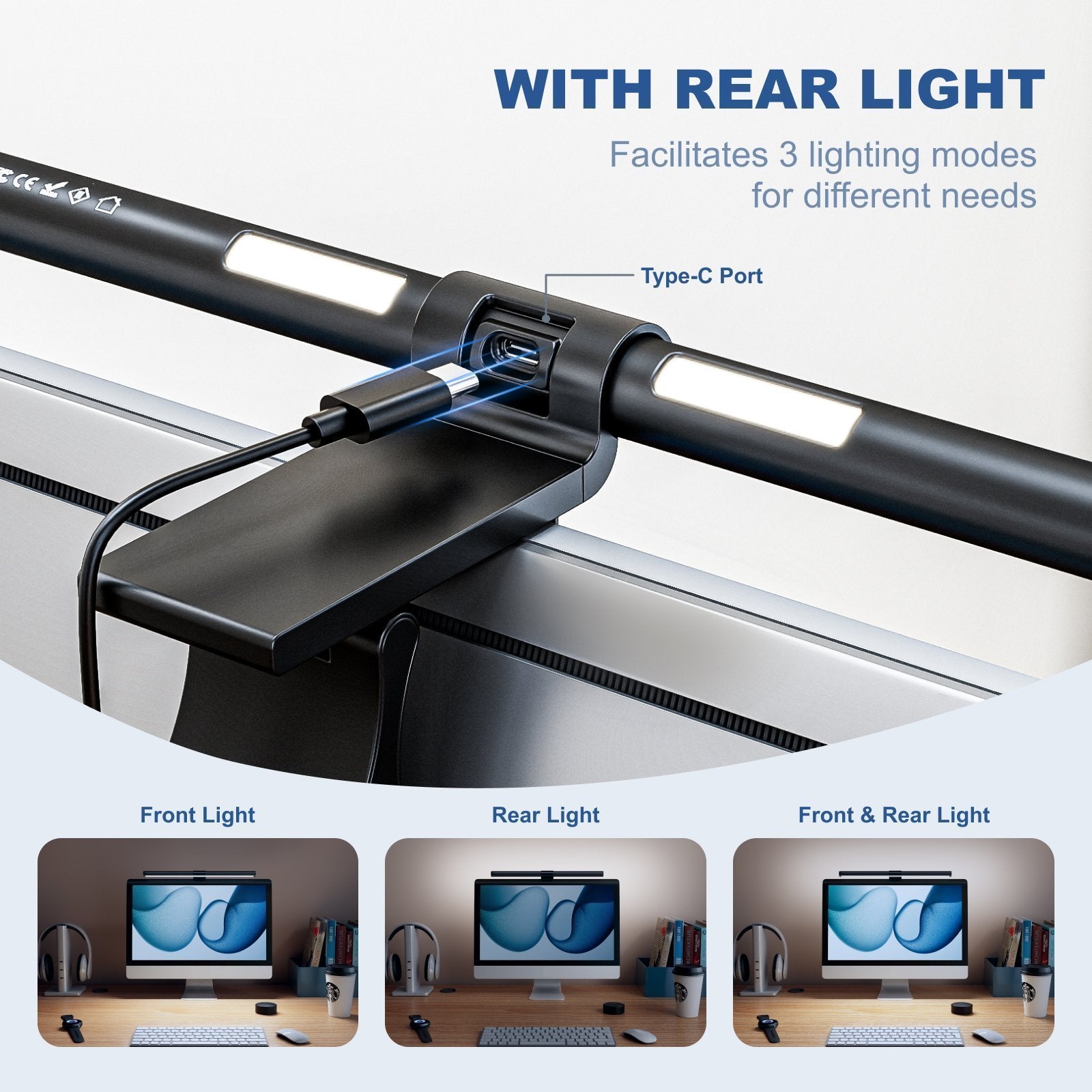Lumivida Monitor Light Bar with Backlighting & Wireless Remote Control LDL16-6