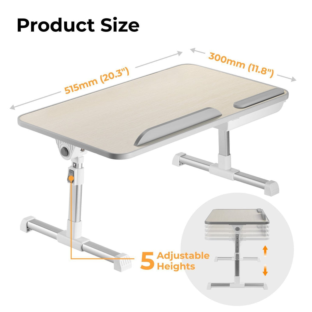 Lumivida Computer Tray Desk Multi-Purpose Foldable Ergonomic LPD01-6