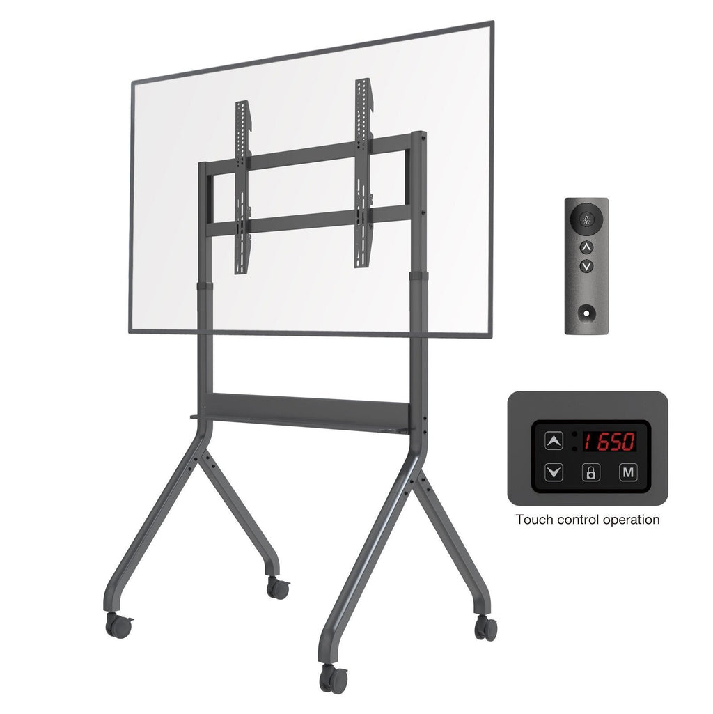 NBMounts P220 Motorized TV Trolley up to 90” 1.75m 90kg with Wireless Remote & Touchpad