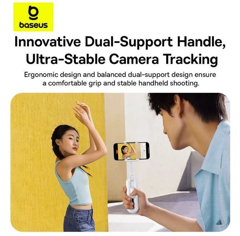 Baseus VA Selfie Stick TechShot Series Dual-Support White