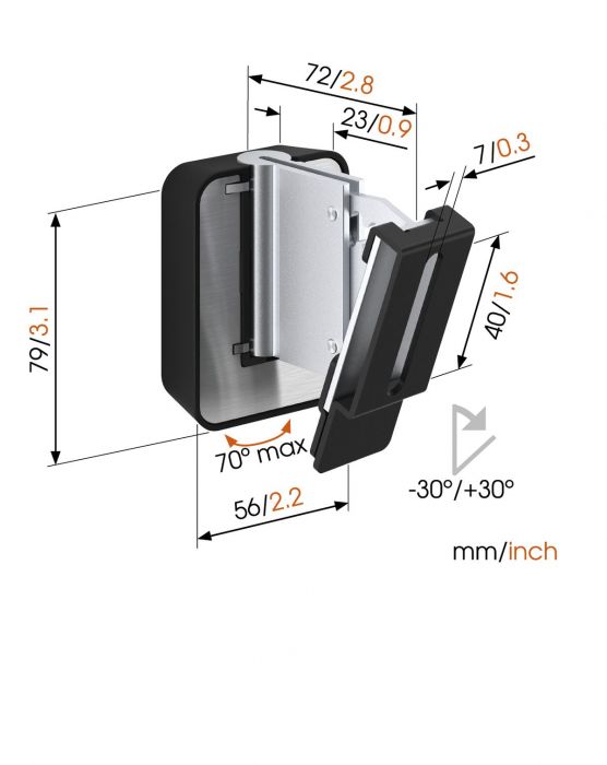 Vogels SOUND 3200 Speaker Wall Mount 5kg Black