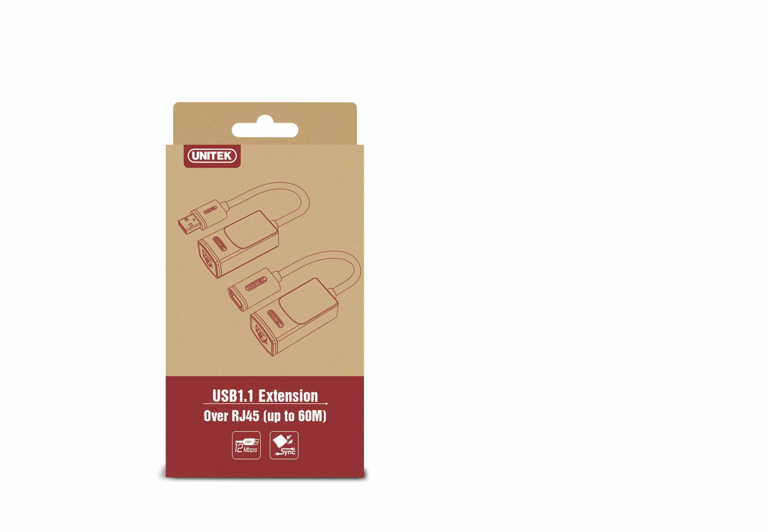 Unitek Y-UE01001 USB Extender over Ethernet 60m