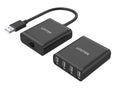 Unitek Y-2516 4 Port USB Extender Over Ethernet 60m