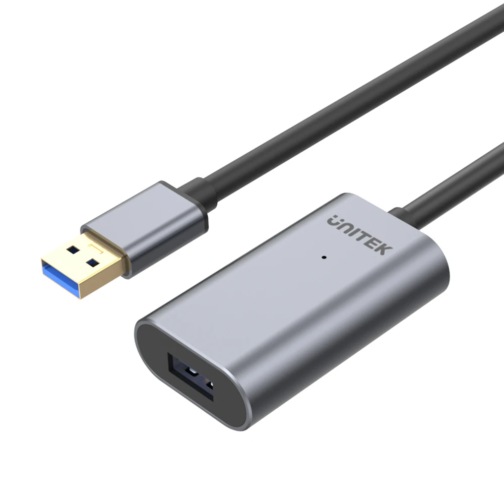 Unitek Y-3005 USB3.0 USB-A MAle to USB-A Female Active Extension Cable 10m