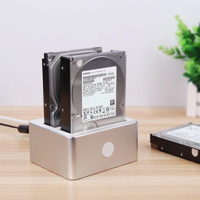 Unitek Y-3027 TypeC USB3.1 SATA6G Dual Bay Aluminium HDD Docking Station
