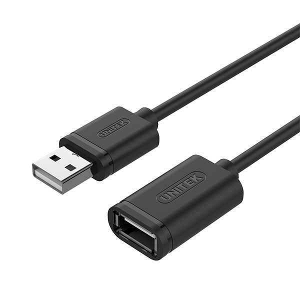 Unitek Y-C450GBK USB2.0 USB-A Male to USB-A Female Extension Cable 2m