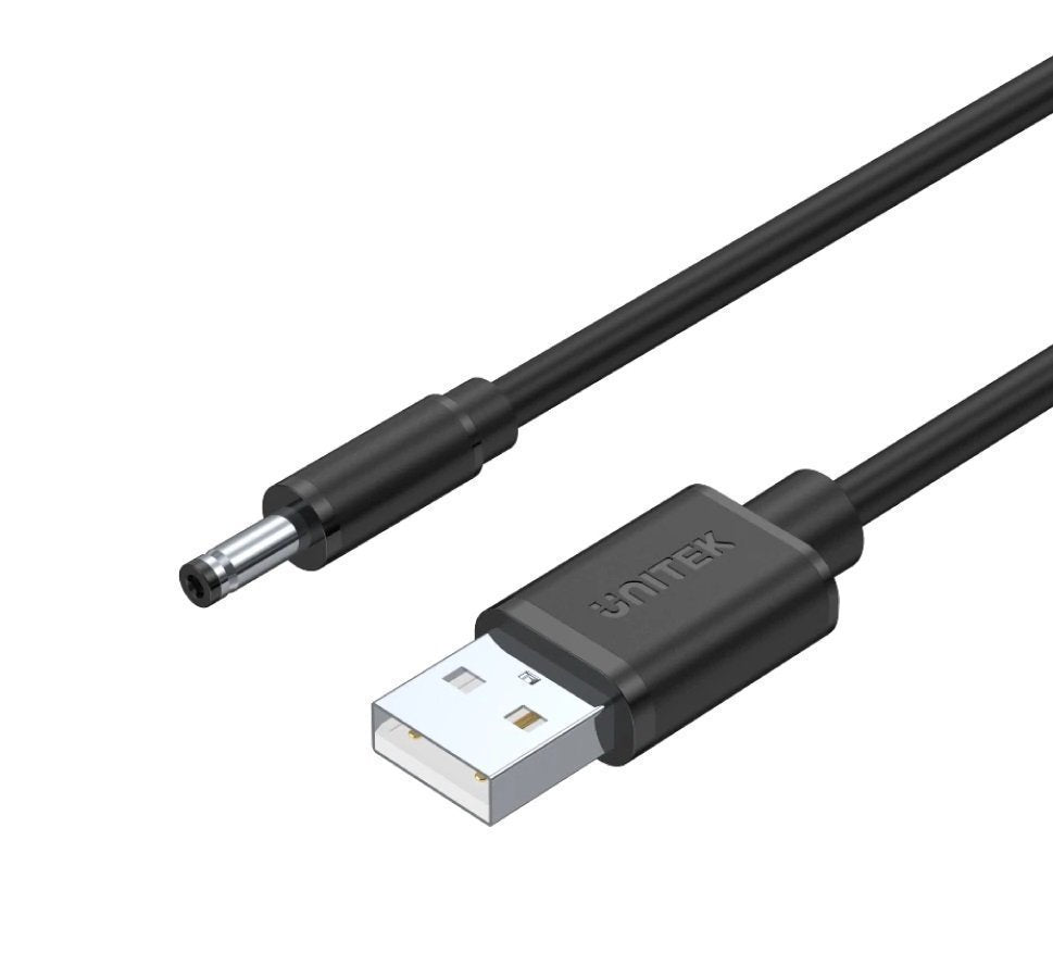 Unitek Y-C495BK USB to DC 3.5×1.35mm Power 1.5m