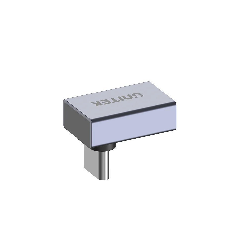 Unitek USB-C 4.0 Male to Female Adaptor 90degrees (Back) A1039GY