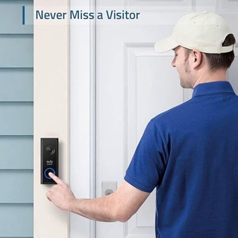 Anker Eufy Κουδούνι Πόρτας Ασφαλείας για HomeBase 2 Ποτέ μην Χάσετε Επισκέπτη, με Πλήρη Προσαρμογή Ήχων