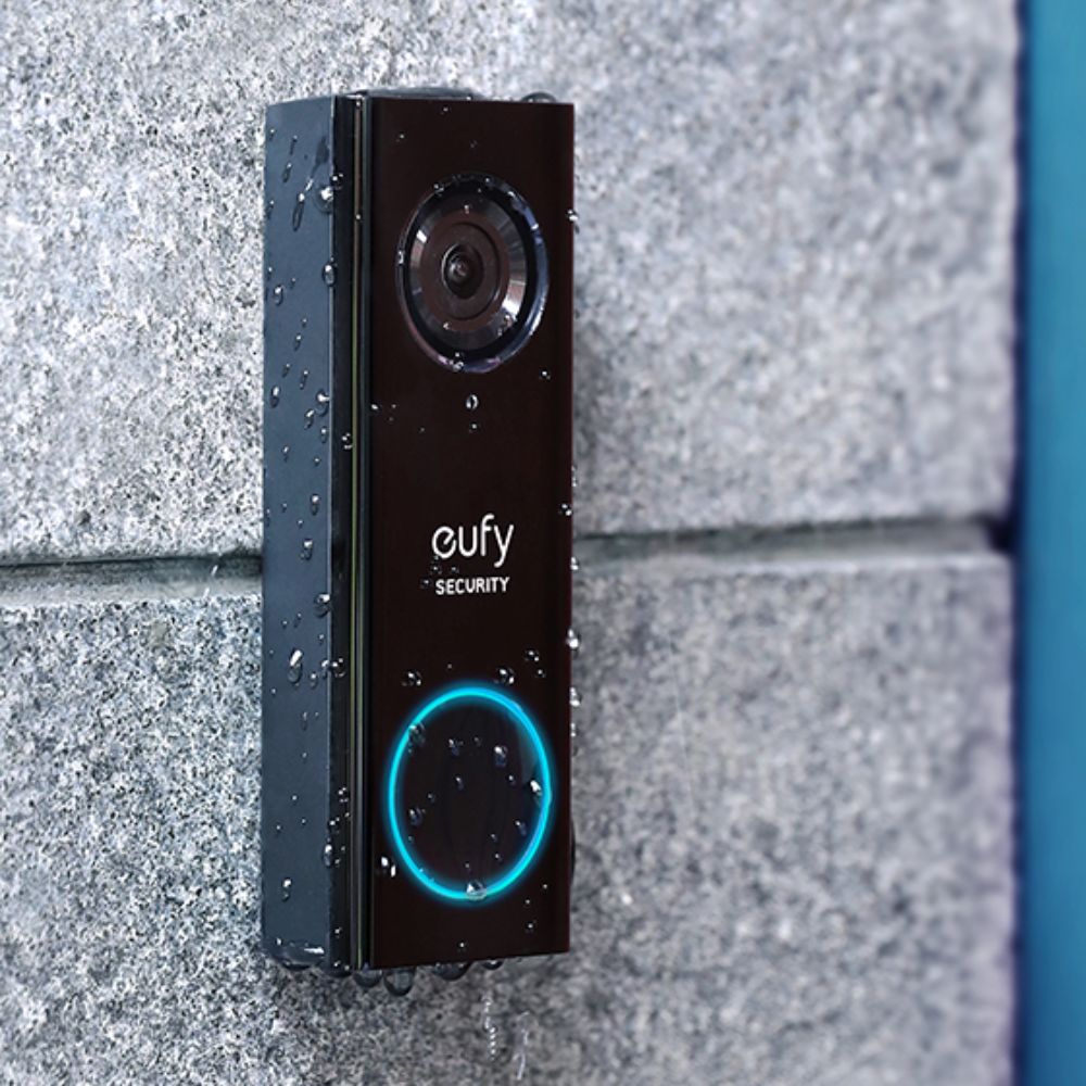 Anker Eufy Κουδούνι Πόρτας Ασφαλείας με Κάμερα, Wi-Fi Υψηλή Ανάλυση 2K και μαζί με Home Base