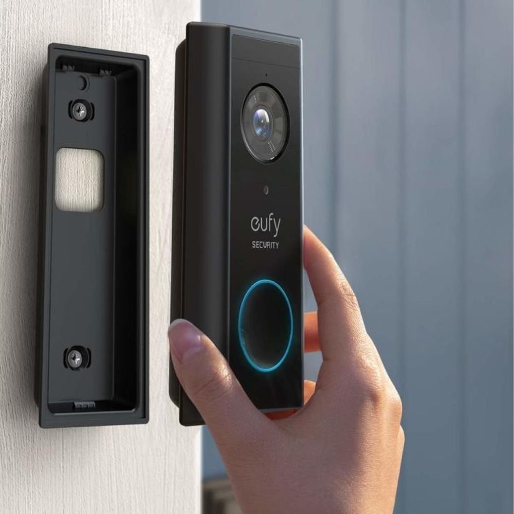 Anker Eufy Κουδούνι Πόρτας Ασφαλείας με Κάμερα, Wi-Fi Υψηλή Ανάλυση 2K και μαζί με Home Base