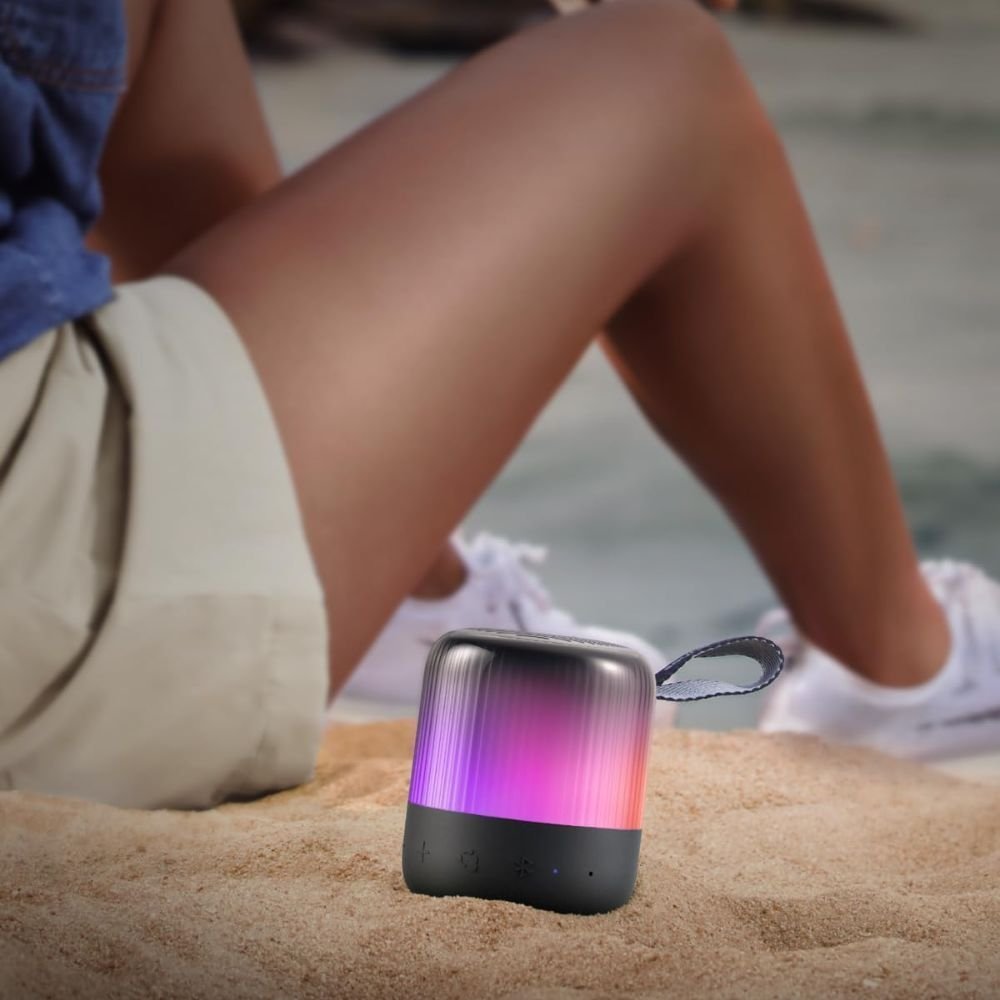 Anker Soundcore Glow Mini Φορητό Bluetooth Ηχείο με Φωτισμό 360°, IP67, Μαύρο