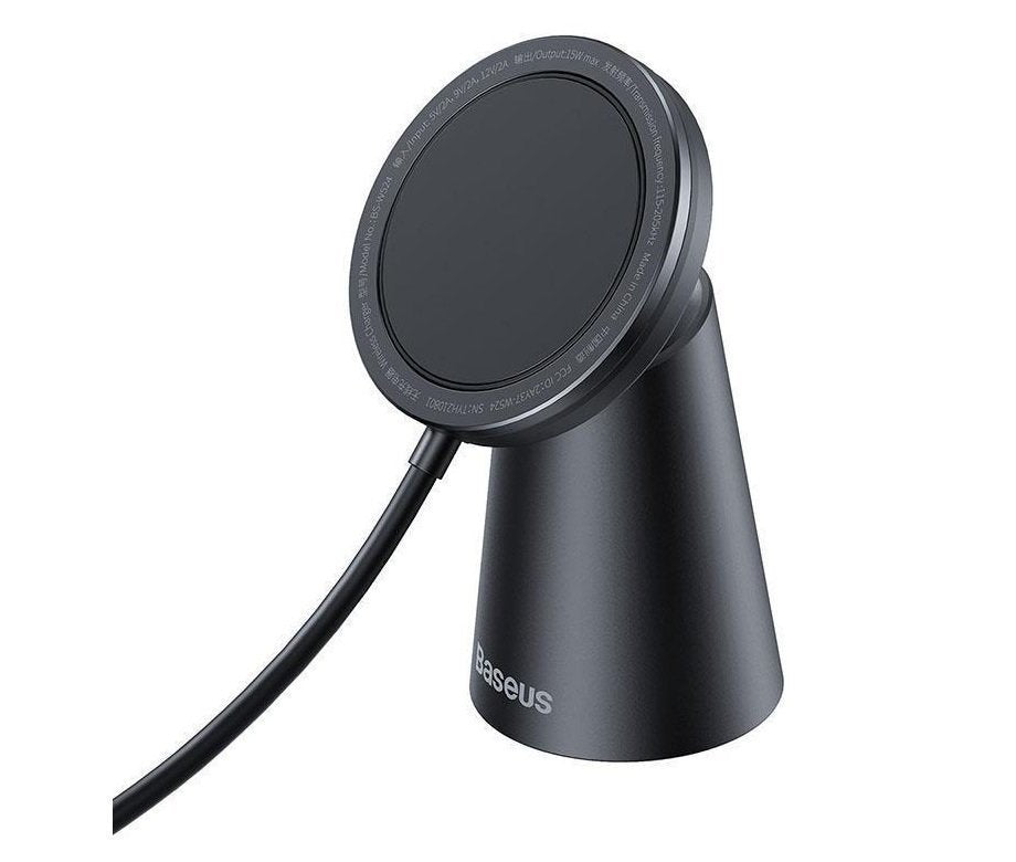 Baseus Simple Magnetic Stand Wireless Charger Black