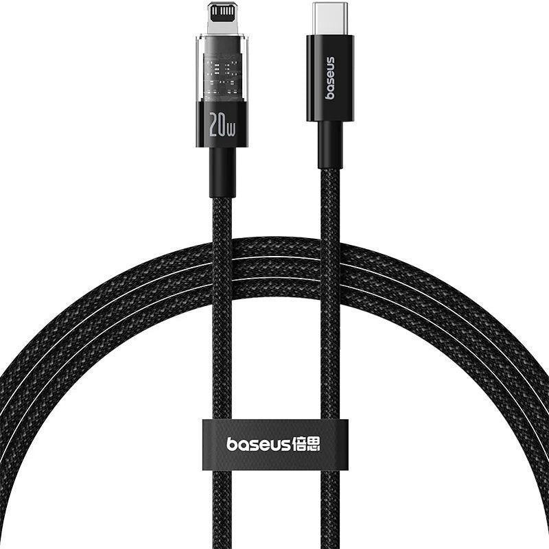 Baseus Cable Lightning to USB-C Gem Series 1.0m 20W Black