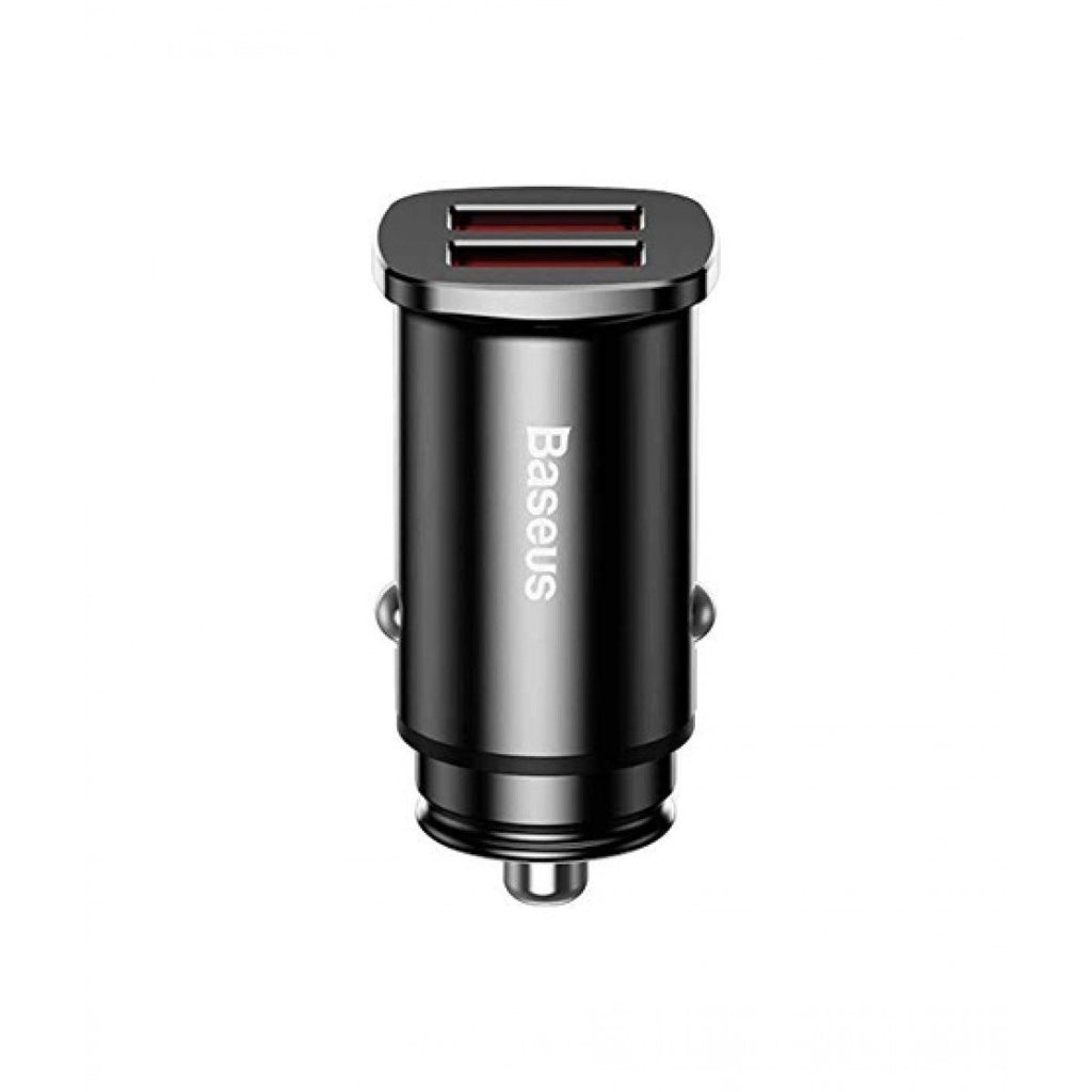 Baseus CCALL-DS01 Sq Metal Dual QC3.0 Car Charger